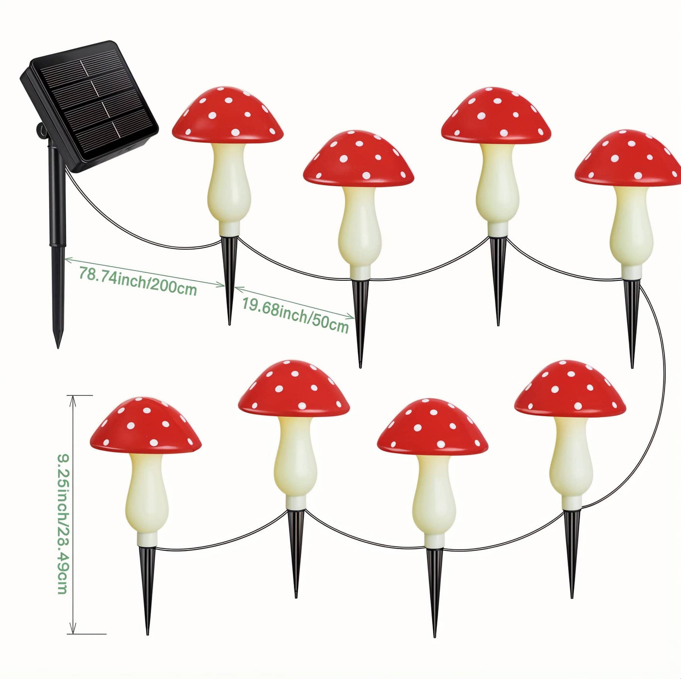 Garden Mushroom Lights 4