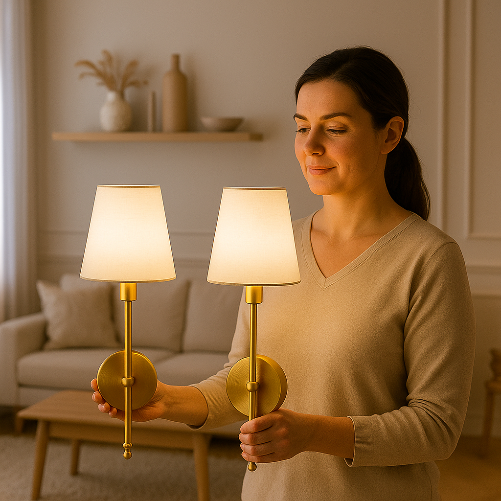 Golden Glow Sconce 2