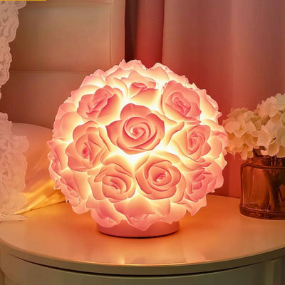 Natural Glow Rose Lamp