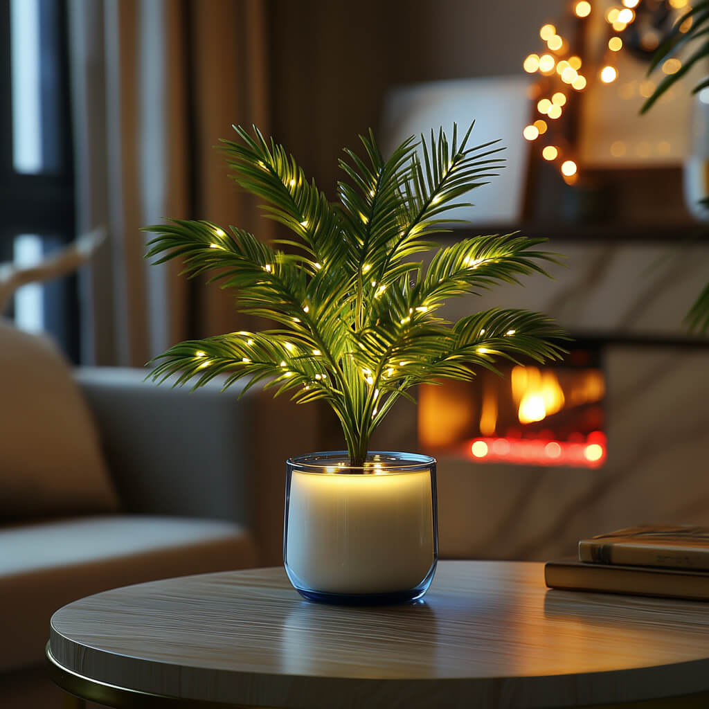 Palm Paradise Lamp