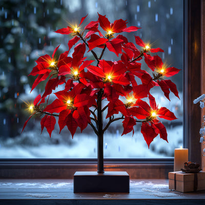 Poinsettia Glow Tree 2