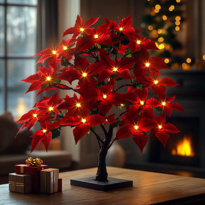 Poinsettia Glow Tree 3