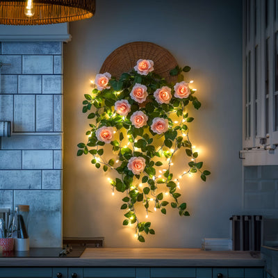 Rosé Bloom Garland 1