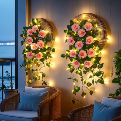 Rosé Bloom Garland 2
