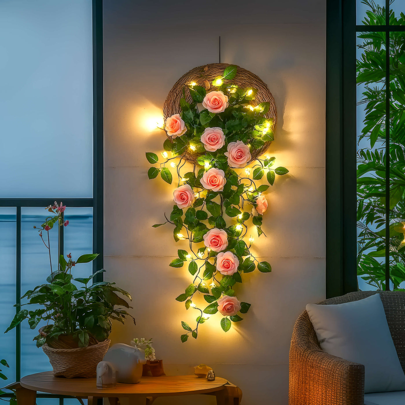 Rosé Bloom Garland 5