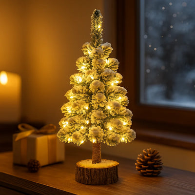 Snowy Glow Trees 7