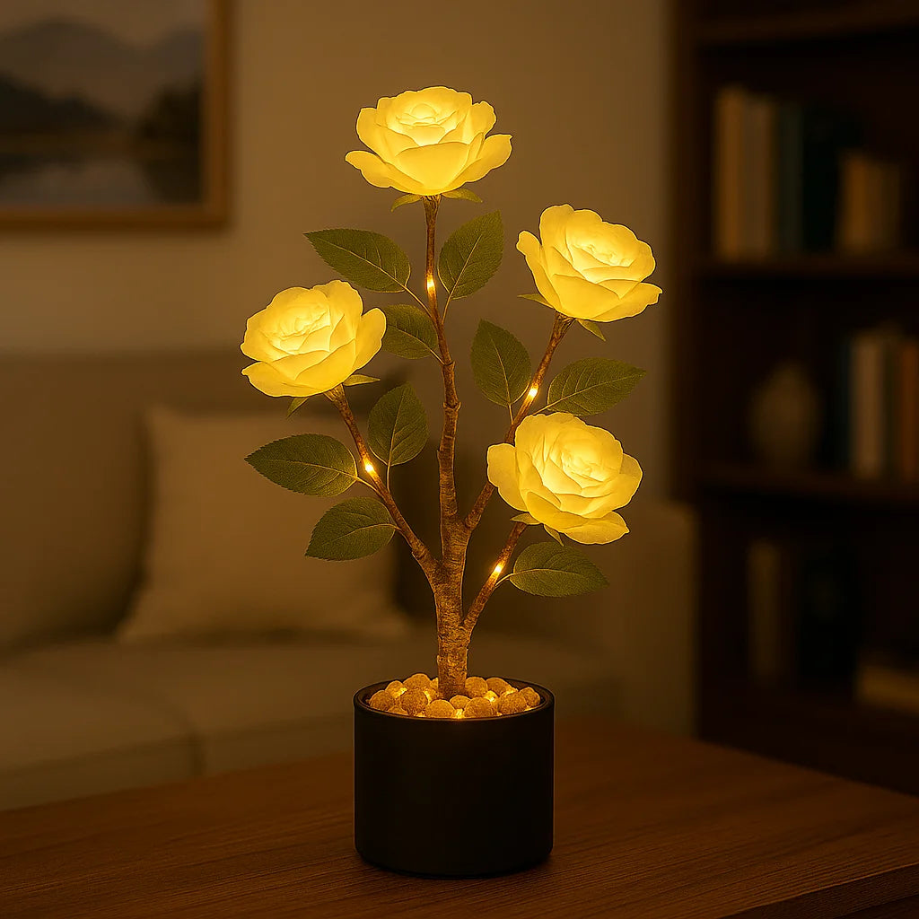 Tropical Rose Lamp 7